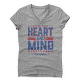 Womens Women's V-Neck Athletic Gray