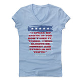 Womens Women's V-Neck Baby Blue