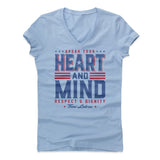 Womens Women's V-Neck Baby Blue